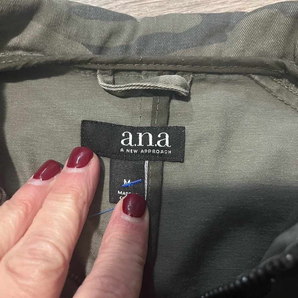 a.n.a Camo Utility Jacket- size M - Picture 5 of 6